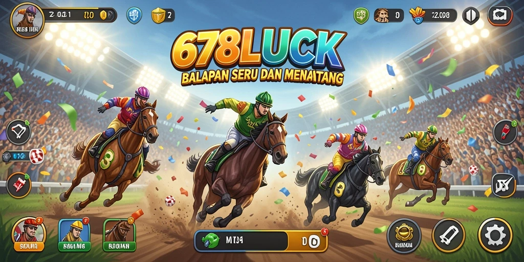 Tampilan gameplay Racing yang menegangkan di 678LUCK.