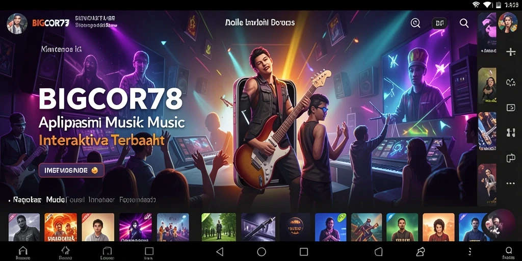 Tampilan gameplay seru dan interaktif dalam BIGCOR78.