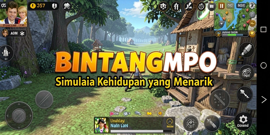 Tampilan menarik dari gameplay BINTANGMPO yang penuh interaksi.