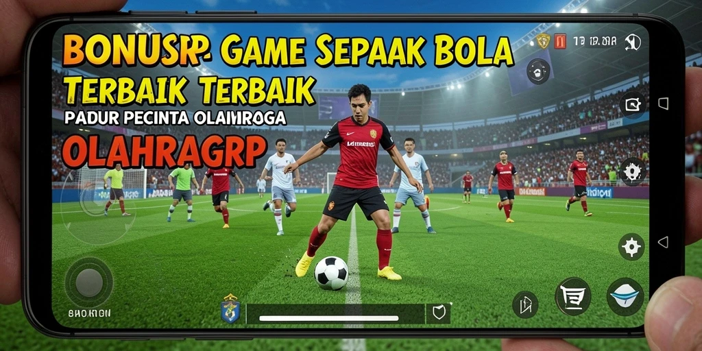 Gameplay menarik BONUSRP dengan aksi sepak bola mendebarkan.