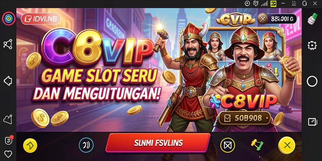 Tampilan gameplay C8VIP yang memukau dengan tema slot yang menarik.