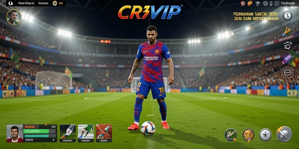 Tampilan gameplay menarik dari CR7VIP yang seru dan menyenangkan.