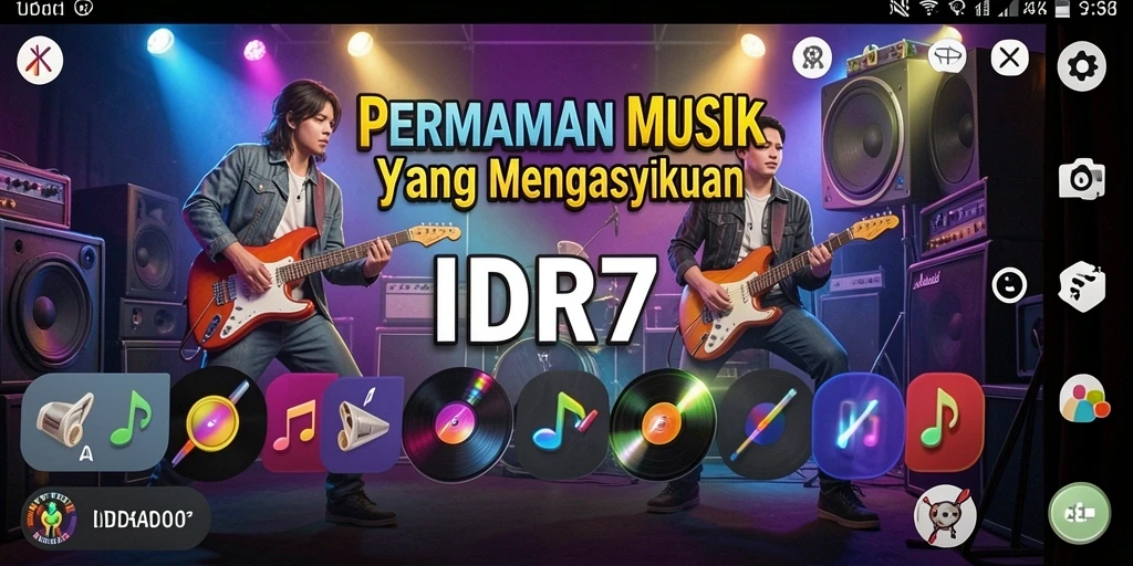 Gameplay seru dengan musik menghentak di IDR77.