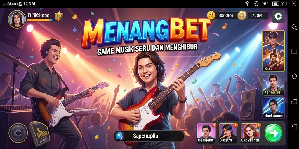 Screenshot MENANGBET menampilkan gameplay musik yang menarik dan interaktif.