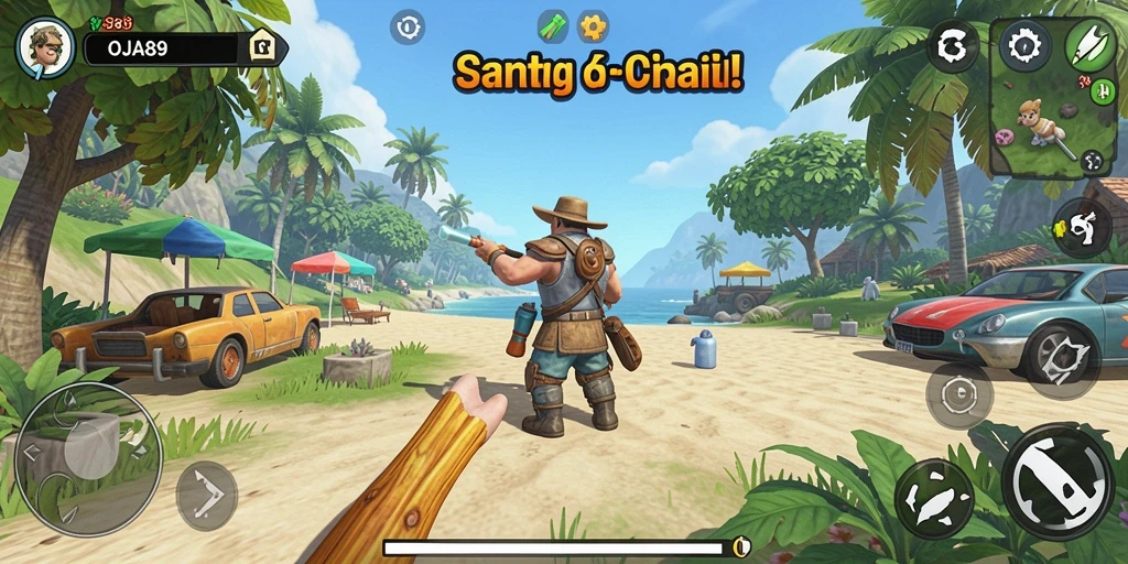 Gambaran gameplay OJA89 yang penuh warna dan menyenangkan.