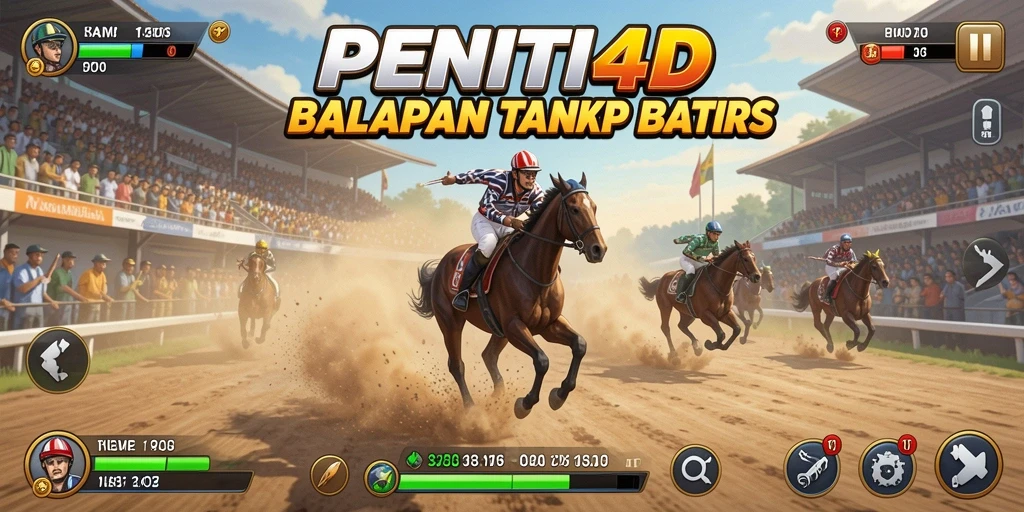 Screenshot PENITI4D menampilkan aksi balapan yang mendebarkan dan grafis berkualitas tinggi.