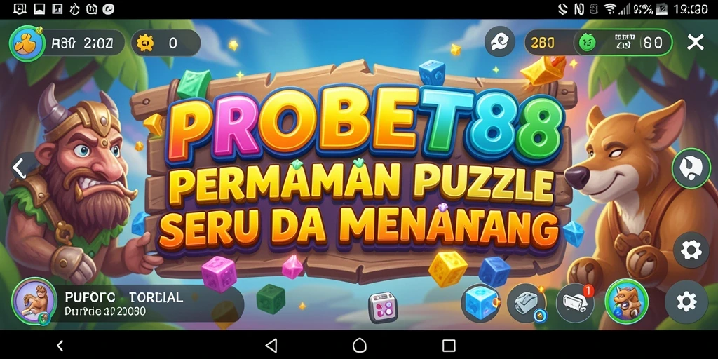 Tampilkan gameplay seru PROBET88 dengan tantangan Puzzle.