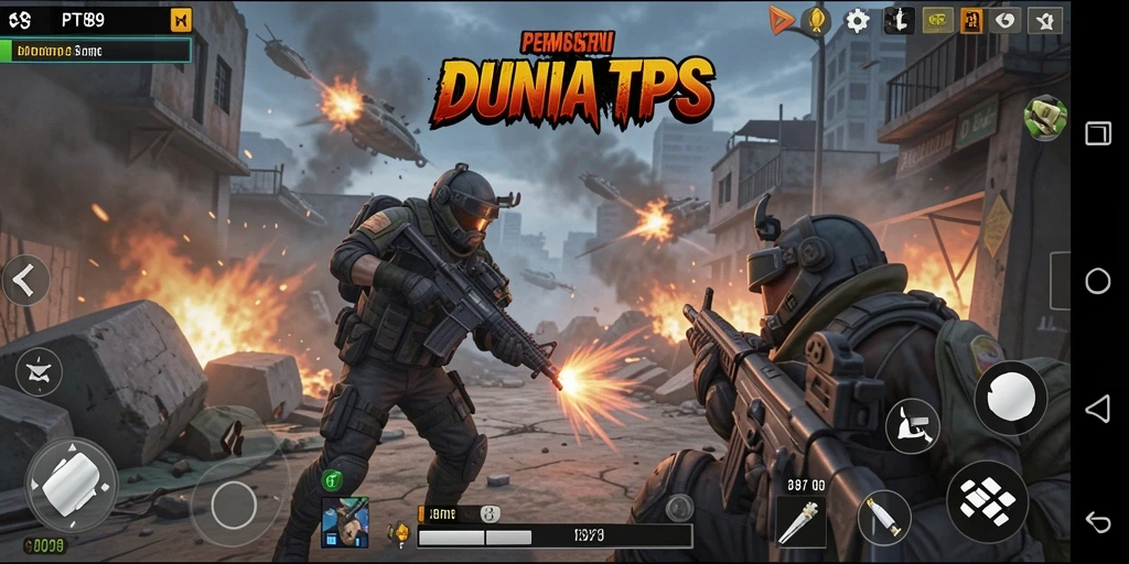 Tampilan gameplay PT89 yang penuh aksi dan menegangkan.