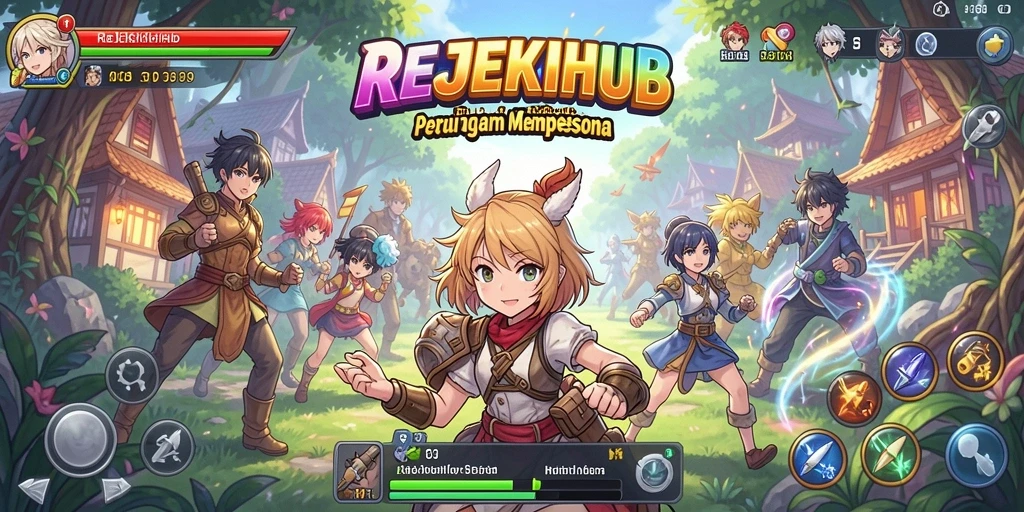 Tampilan menarik dari gameplay seru REJEKIHUB.