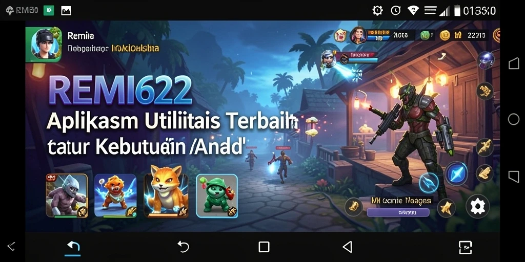 Tampilan antarmuka yang intuitif dari aplikasi REMI62.