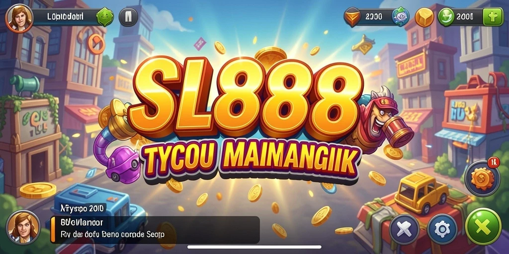 Tampilan gameplay SL888 yang mendebarkan dan strategi bisnis yang kompleks.