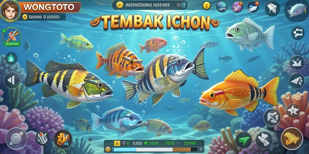 Gameplay seru menembak ikan di WONGTOTO.